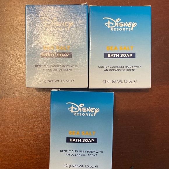 Disney Resorts sea salt bath soaps set of 3 1.5 oz ea - Picture 3 of 4